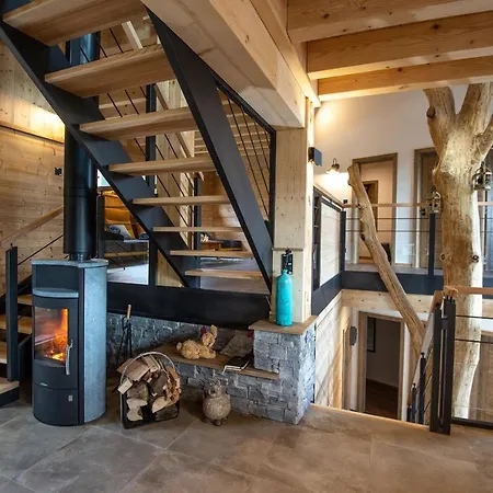 Chalet 15 Pers Le Pourquoi Pas Grand Standing 5 Etoiles Jacuzzi Sauna 5 Chambres Salle De Bains Privatives La Bresse