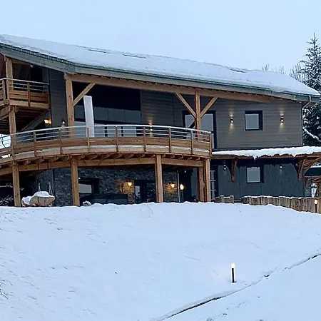 Chalet Chalet 15 Pers Le Pourquoi Pas Grand Standing 5 Etoiles Jacuzzi Sauna 5 Chambres Salle De Bains Privatives La Bresse